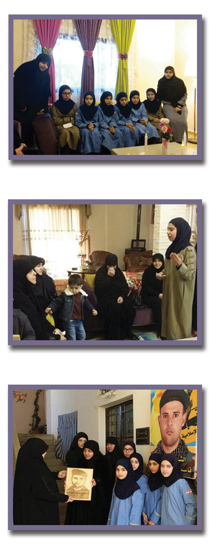 زيارة عوائل الشهداء في يوم ولادة السيدة زينب زيارة عوائل الشهداء في يوم ولادة السيدة زينب